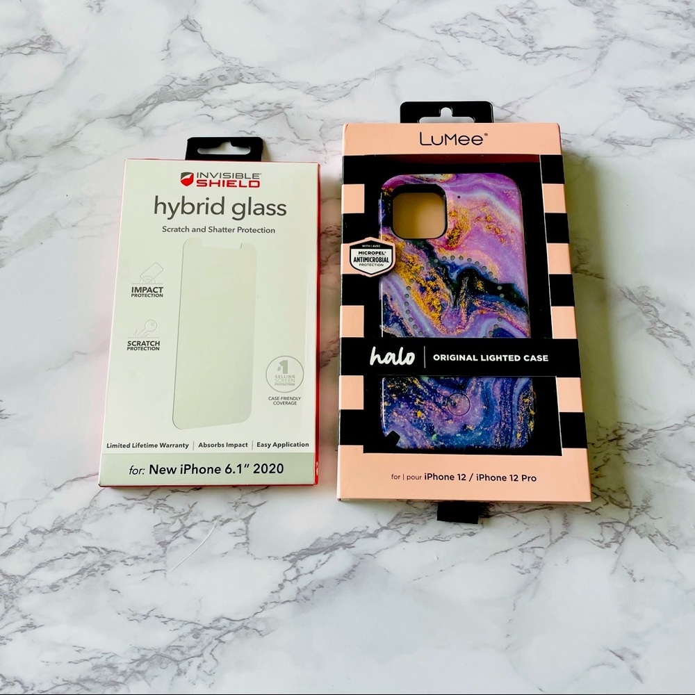 LuMee Halo Selfie Light iPhone 12 Case